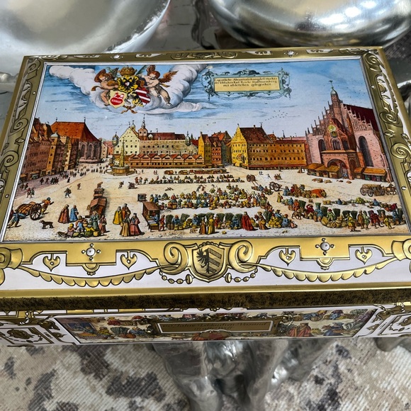 Vintage German collectable SCHMIDT cookie box 10 extra large - Picture 4 of 17